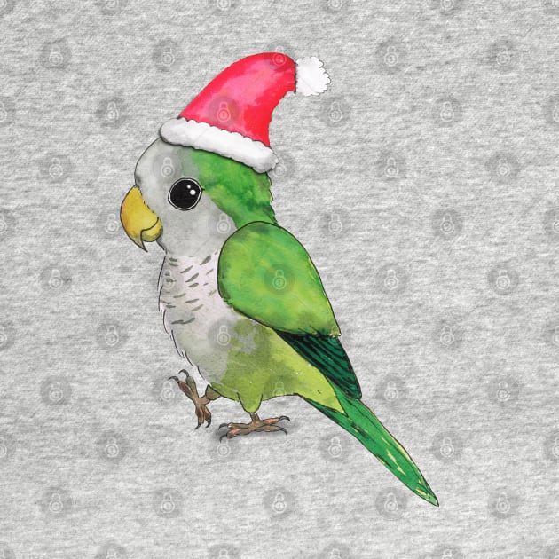 Christmas parrot by Bwiselizzy